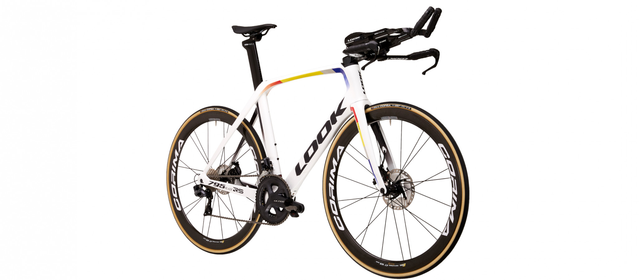 LOOK 795 BLADE RS DISC TT PROTEAM WHITE GLOSSY